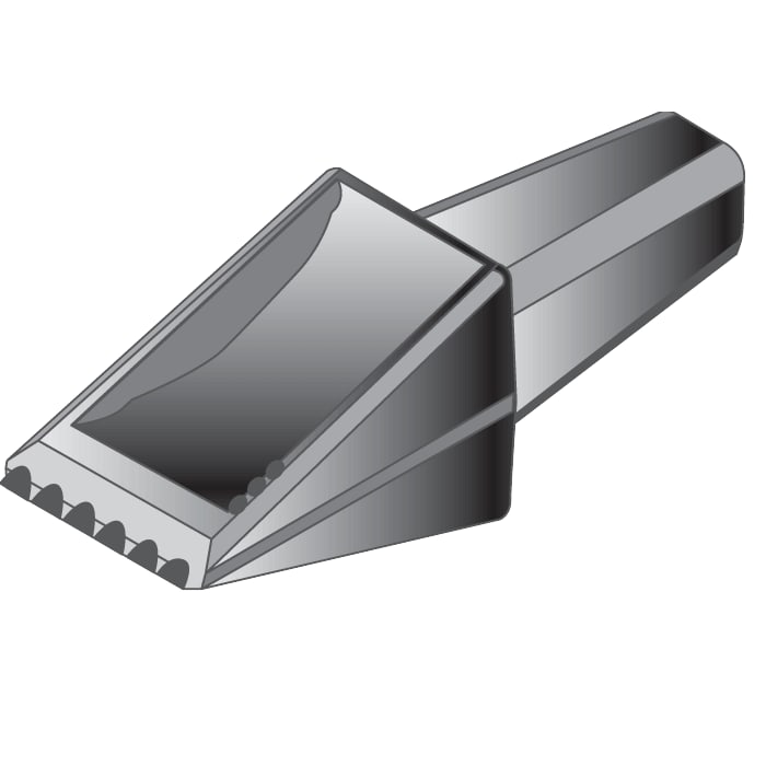 Düz keski (flat chisel) ucunun kesit formu